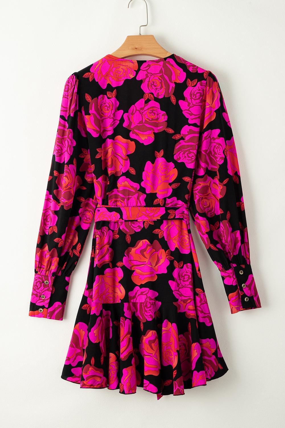 Fleur™ | Sukienka mini z falbanami