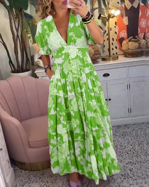 Floriana™ | Żywa Sukienka Kwiatowa