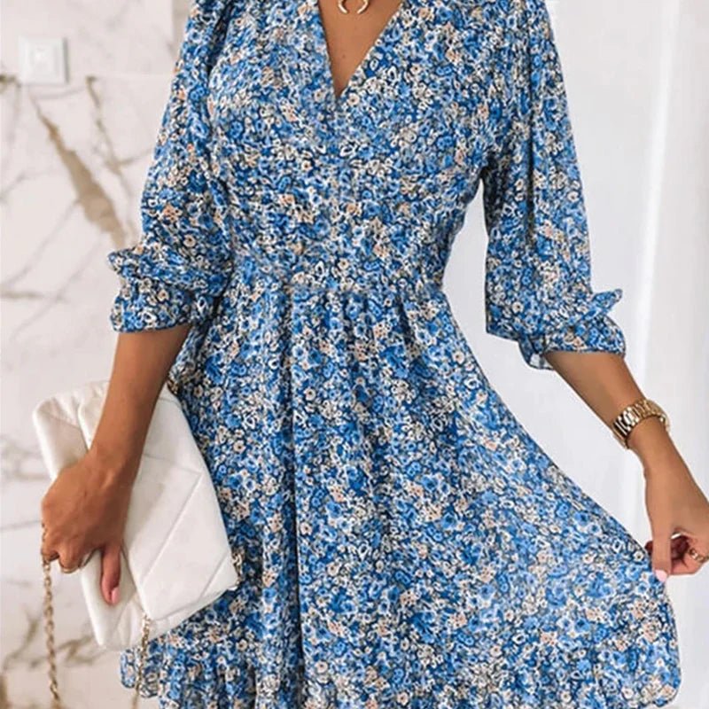 Addison™ | Elegancka Sukienka Kwiatowa